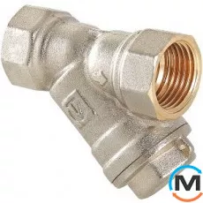 Фільтр Valtec косий (VT.400) 1 1/2", Діаметр різьблення: 1 1/2", Матеріал: Латунь, фото 