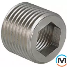 Футорка Valtec під шестигранник 1 "х3/4" нар.-вн., Тип різьблення: Внутрішня/Зовнішня, Діаметр різьблення: 1", Модифікація: 1 "х3/4" нар.-вн., Матеріал: Латунь нікельована, фото 