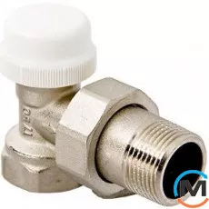 Клапан Valtec термостатический угловой 3/4", Диаметр резьбы: 3/4", Исполнение: Угловой, Цвет: Никелированный, фото 