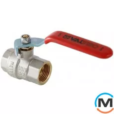 Кран кульовий Valtec ручка вн.-вн. 2 1/2", Тип різьблення: Внутрішня/Внутрішня, Діаметр різьблення: 2 1/2", Виконання: Прямий, Тип ручки: Ручка, Робочий тиск (бар): 40, Матеріал: Латунь, фото 