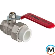 Полипропиленовый кран Valtec латунный под PPR 25х3/4, Тип резьбы: Внутренняя, Диаметр резьбы: 3/4", Диаметр (мм): 25, фото 