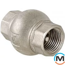 Зворотний клапан Valtec 1" (латунний золотник), Діаметр різьблення: 1", Модифікація: Латунний золотник, Матеріал: Латунь, фото 