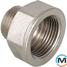 Перехідник Valtec вн.-нар. 3/4"х1/2" Нікель, фото 