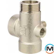 П'ятиходове з'єднання для насоса Valtec 1"х80 мм, Варіант: 1"х80 мм, Діаметр різьблення: 1", Матеріал: Латунь нікельована, фото 