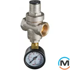 Редуктор тиску Valtec поршневий з манометром від 0,5 до 5,5 бар ½", фото 