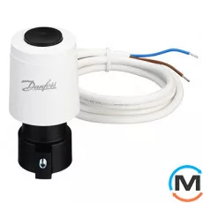 Термоелектричний привід Danfoss TWA-A NC 24B, Положення приводу: Нормально закрито, Електроживлення: 24 V, фото 