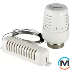 Термоголовка Valtec с выносным настенным датчиком диап. регулировки 6,5 - 28°C жидкостная, фото 