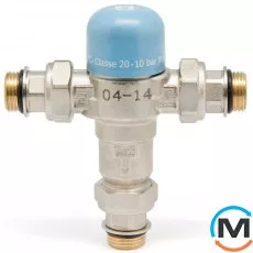 Трехходовой термостатический смесительный клапан Thermomix 1/2" (регул), фото 