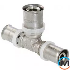 Тройник пресс Valtec VTm.231 32х26х26, Модификация: 32х26х26, Диаметр (мм): 32, Рабочее давление (бар): 10, Материал: Сталь нержавеющая, фото 