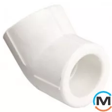 Полипропиленовый угольник Valtec 45 PPR 25 мм, Диаметр (мм): 25, Угол: 45, Рабочее давление (бар): 25, фото 