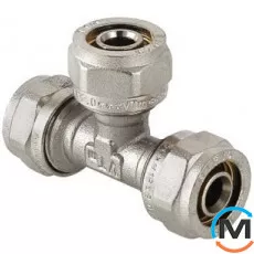 Valtec VTm.331 Тройник 26, Модификация: 26x26x26, Диаметр (мм): 26, Рабочее давление (бар): 10, Материал: Сталь нержавеющая, фото 