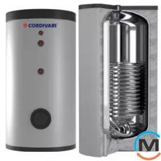 Бойлер Cordivari (нержавіюча сталь) 200 л BOLLY® 1 XL XB INOX CLASS A (1 змійовик), фото 