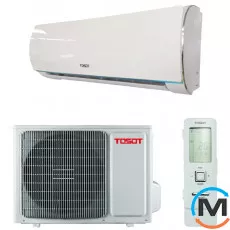 Кондиціонер тепловий насос Tosot Lyra Two Stage GV-24W2S, Площа приміщення (кв.м): 70, фото 