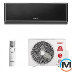 Кондиціонер тепловий насос Tosot Naomi BLACK MYSTERIOUS GD-24RB, Колір: Чорний, Площа приміщення (кв.м): 70, фото 