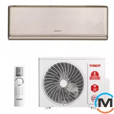 Кондиціонер тепловий насос Tosot Naomi GOLDEN NOBLE GD-09RG, Колір: Золотий, Площа приміщення (кв.м): 25, фото 