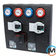 Подвійна насосна група ESBE DDA 111 DN20 Wilo PARA 15/8 + ARA661 один контур змішування + один прямий, фото 