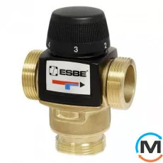 Термостатичний клапан ESBE VTA 572 30-70°C kvs G1 20-4,5 для теплої підлоги, Діаметр різьблення: 1", Робоча температура (град.): 30...+70, Kvs (куб. м/год): 4.5, фото 