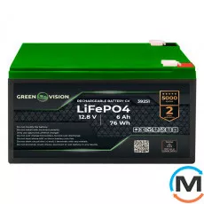 Аккумулятор LogicPower GV LiFePO4 12,8V - 6Ah (76Wh), фото 