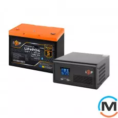 Комплект резервного питания LogicPower B1500+ литиевая (LiFePO4) батарея 1280Wh, фото 