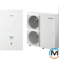 Тепловий насос повітря-вода Panasonic T-CAP Silent KIT-WQC12H9E8 (WH-UQ12HE8/WH-SQC12H9E8), фото 