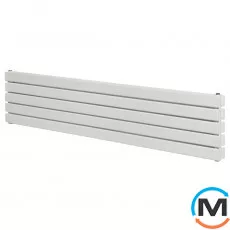 Горизонтальный дизайнерский радиатор отопления ARTTIDESIGN Livorno II G 5/340/1400/50 белый матовый, фото 
