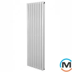 Вертикальный радиатор отопления ARTTIDESIGN Rimini II 8/1800/472/50 белый матовый, Цвет: Белый, Высота (мм): 1800, Количество рядов: 2, Длина (мм): 472, фото 