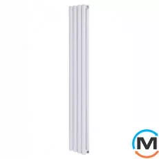 Вертикальный дизайнерский радиатор отопления ARTTIDESIGN Rimini 4/1500/236 белый матовый, Цвет: Белый, Высота (мм): 1500, Количество рядов: 1, Длина (мм): 236, фото 