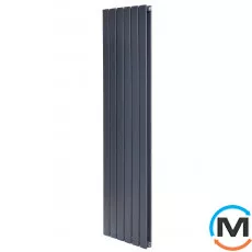 Радиатор ARTTIDESIGN Livorno II 6/1800/408/50 серый матовый вертикальный дизайнерский, фото 