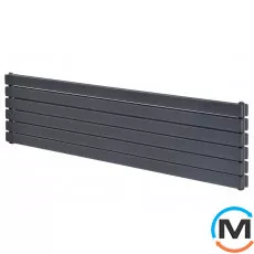 Радиатор ARTTIDESIGN Livorno II G 6/408/1800 серый матовый горизонтальный дизайнерский, фото 