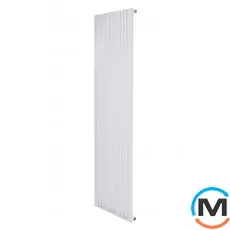 Радіатор ARTTIDESIGN Lucca 10/1800/456/50 білий матовий дизайнерський вертикальний, Колір: Білий, Ширина (мм): 456, Кількість секцій: 10, фото 