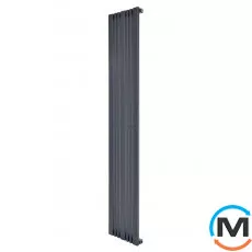 Радиатор ARTTIDESIGN Lucca 7/1800/324/50 серый матовый дизайнерский вертикальный, Цвет: Серый, Ширина (мм): 324, Кол-во секций: 7, фото 