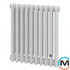 Трубчатый радиатор DeLonghi Multicolumn H=570 3-10 (секций) конфигурация 0 (боковое 1/2") RAL9016 нижнее подключение, Подключение радиатора: Боковое, Исполнение: Горизонтальный, Цвет: Белый, Диаметр вход/выход: 1/2", Высота (мм): 570, Ширина (мм): 460, Глубина (мм): 107, фото 