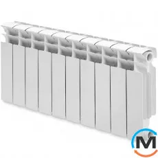 Биметаллический радиатор Mirado 100/300 (10 секций), Цвет: Белый, Кол-во секций: 10, фото 