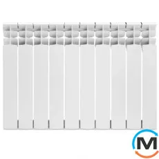 Биметаллический радиатор Mirado 96/500 (12 секций), Цвет: Белый, Кол-во секций: 12, фото 