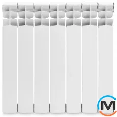 Биметаллический радиатор Mirado 96/500 (7 секций), Цвет: Белый, Кол-во секций: 7, фото 