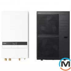 Тепловий насос Panasonic T-Cap Серія K 9 кВт 1 фаза ТЕН 6 кВт WH-SXC09K6E5/WH-UXZ09KE5, Теплова потужність (кВт): 9, Кількість фаз: 1, фото 