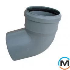 Колено канализационное Valsir Ø125 HTB 45°, Градус (град.): 45, Диаметр (мм): 125/125, фото 