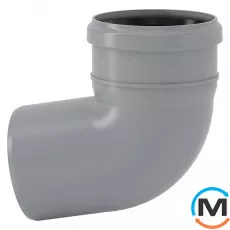 Колено канализационное Valsir Ø125 HTB 87°, Градус (град.): 87, Диаметр (мм): 125/125, фото 