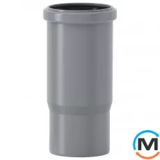 Компенсационный патрубок для канализации Valsir Ø90 HTL3, Длина (мм): 196.5, фото 