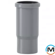 Компенсационный патрубок для канализации Valsir Ø90 HTL4, Длина (мм): 253, фото 