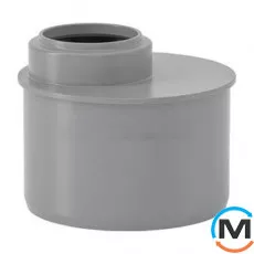 Переходник канализационный Valsir Ø90/50 HTR короткий, фото 