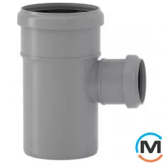 Тройник канализационный Valsir Ø110/90 HTEA редукционный 87°30’, фото 