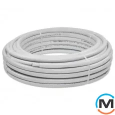 Труба Valsir в ізоляції металопластикова MIXAL Ø26 х 3 мм (бухта 50 м), Модифікація: Бухта 50 м, Колір: Білий, Діаметр (мм): 26, фото 