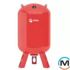 Бак розширювальний Roda 100 літрів (з ніжками), Варіант: На ніжках, Призначення: Для опалення, Діаметр різьблення: 1", Обсяг (л): 100, Виконання: Вертикальний, фото 