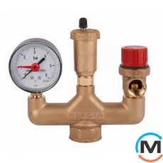 Група безпеки котла Icma 1", PN 10, 110 ° С, фото 