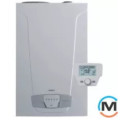 Конденсационный котел Baxi LUNA PLATINUM 24 GA, Тип котла: Газовый конденсационный, Тепловая мощность (кВт): 24, Встроенный бойлер: Нет, Модификация: С выносной панелью, Количество контуров: 2, Способ отвода газов: Турбированный, фото 
