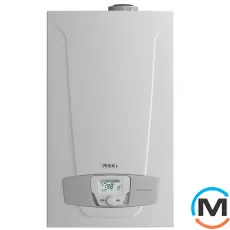 Конденсационный котел Baxi NUVOLA PLATINUM 24 GA, Тип котла: Газовый конденсационный, Тепловая мощность (кВт): 24, Встроенный бойлер: Да, Модификация: С выносной панелью, Объем (л): 40, Количество контуров: 2, Способ отвода газов: Турбированный, фото 