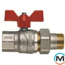 Кран кульовий з американкою (метелик) Fiv EVOLUTION 1", фото 