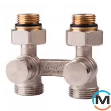 Мультиблок прямий Icma 897 з ніпелями 1/2 - 3/4, фото 