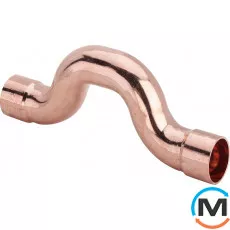 Обвід Ø15 (мідний) 2 муфти -102159 Viega GmbH 95085, Варіант: 2 муфти, Виконання: Обвідний, Діаметр (мм): 15, фото 